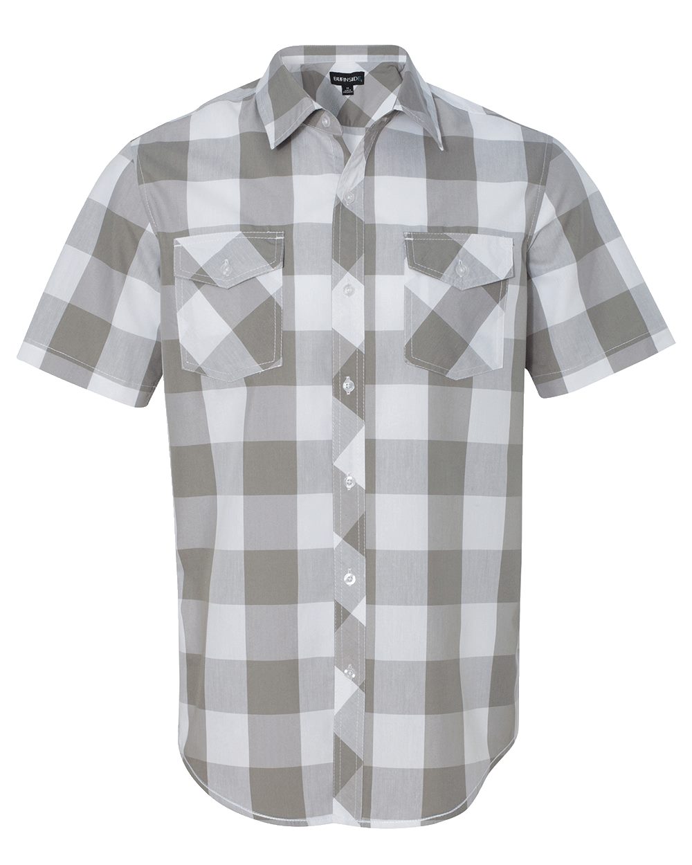 MCC-IND Button Short Sleeve Gray