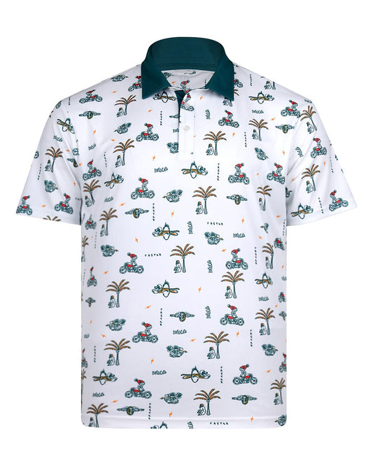 Swannies Polo White