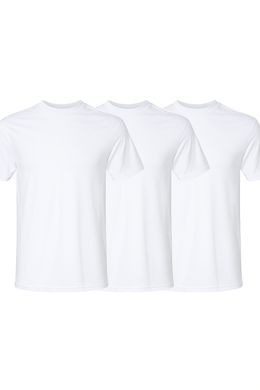 BWG Tee White 3-Pack