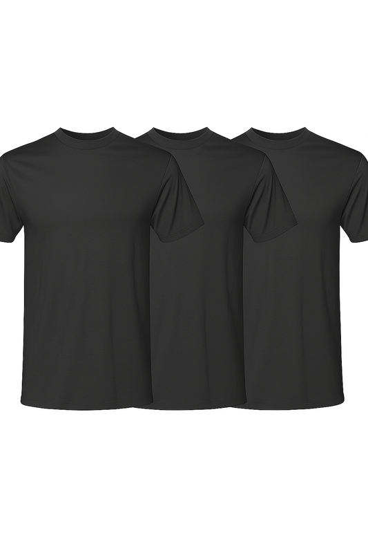 BWG Tee White Charcoal 3-Pack