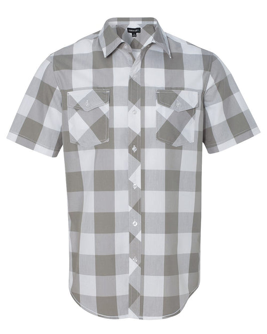 MCC-IND Button Short Sleeve Gray