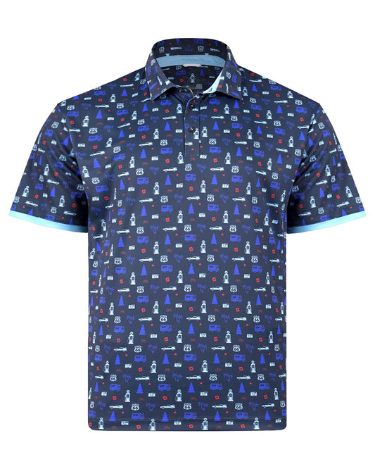 Swannies Polo Dark Blue